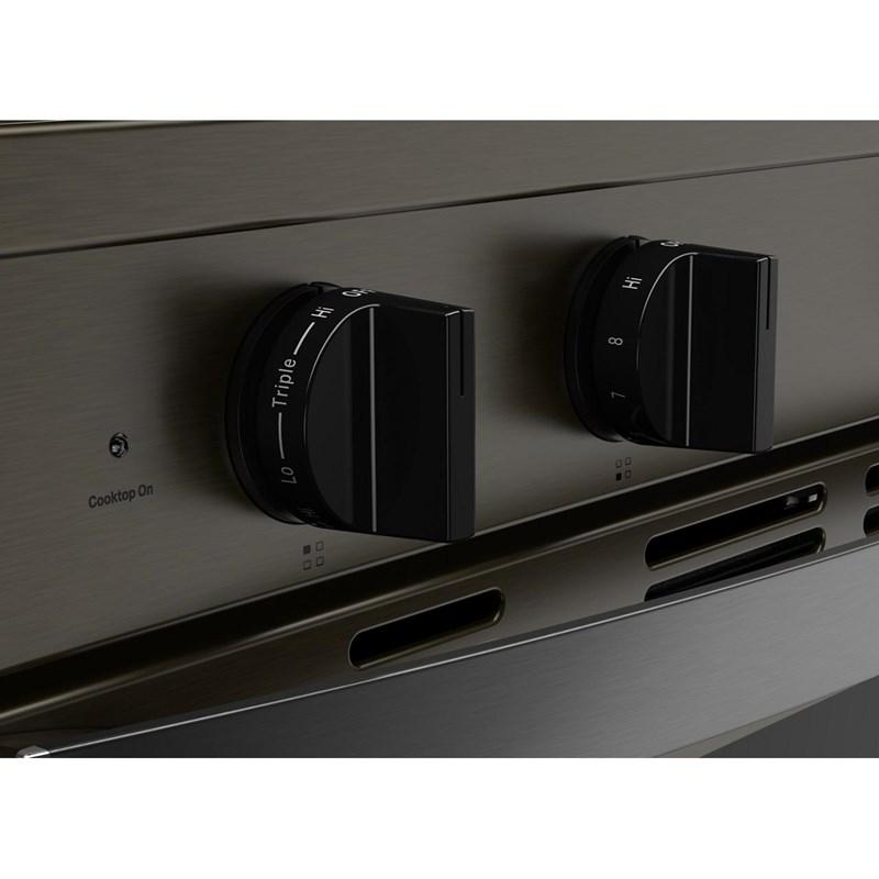 Whirlpool - 5.3 cu. ft Electric Range in Black Stainless - YWFES7530RV