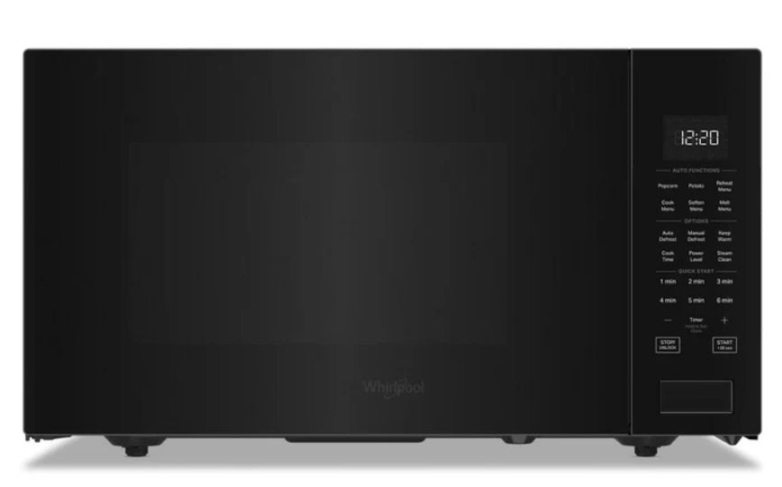 Whirlpool - 1.6 cu. Ft Counter top Microwave in Black - YWMCS7022RB