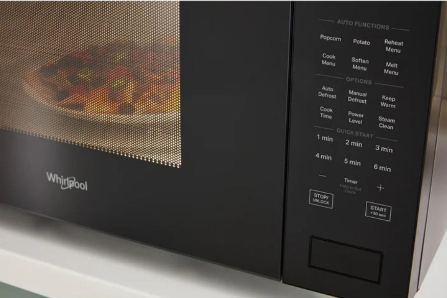 Whirlpool - 1.6 cu. Ft Counter top Microwave in Black - YWMCS7022RB