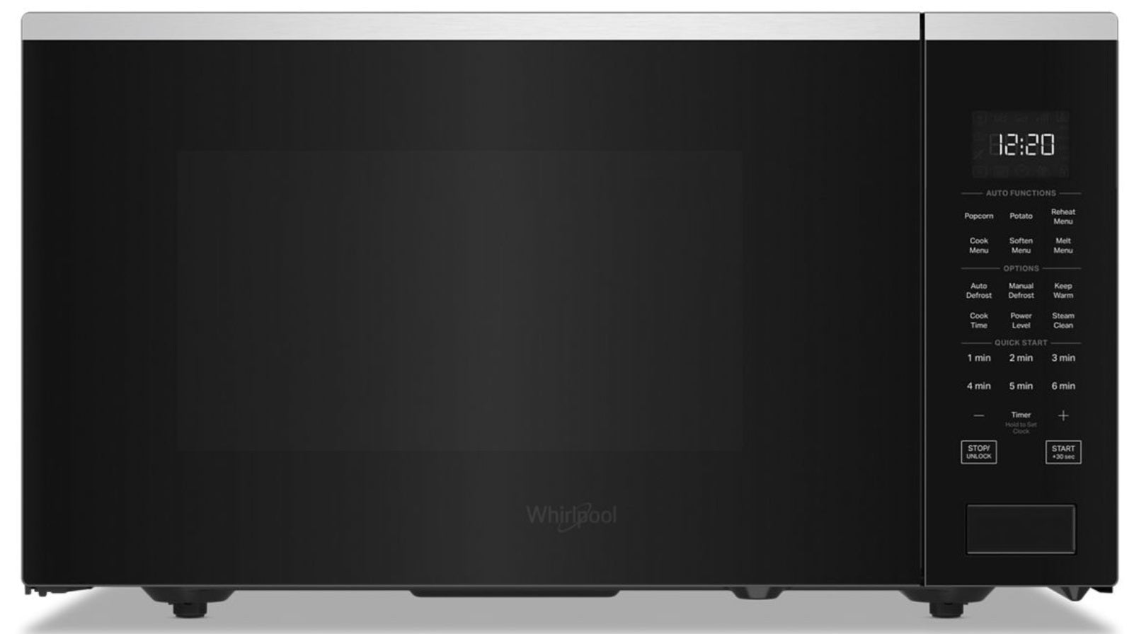 Whirlpool - 1.6 cu. Ft Counter top Microwave in FingerPrint Resistant Stainless Steel - YWMCS7022RZ