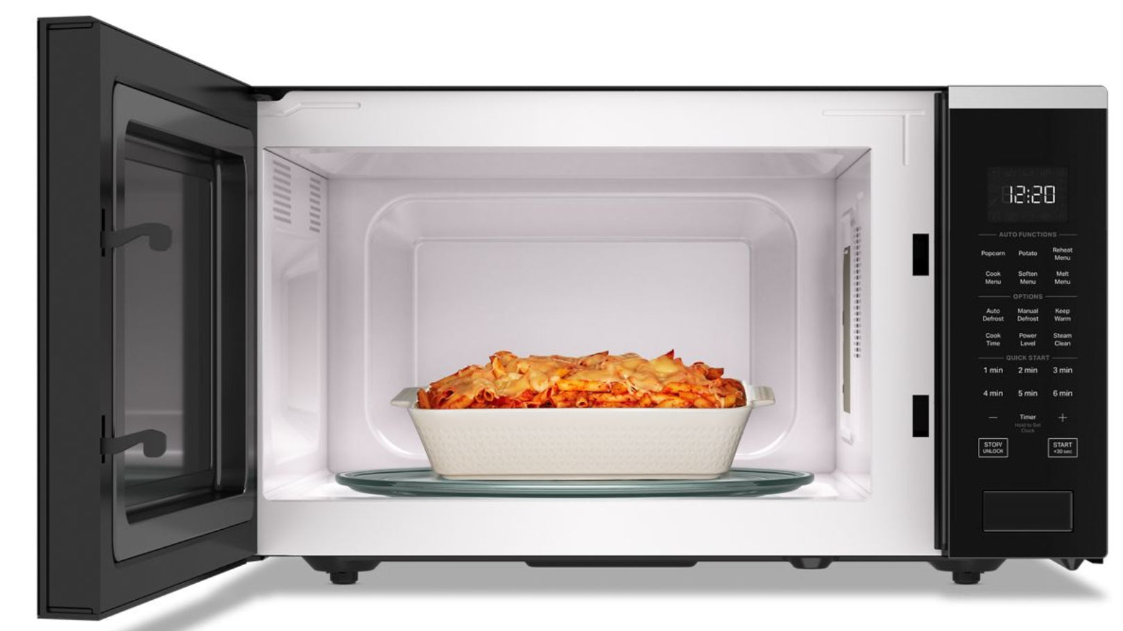 Whirlpool - 1.6 cu. Ft Counter top Microwave in FingerPrint Resistant Stainless Steel - YWMCS7022RZ