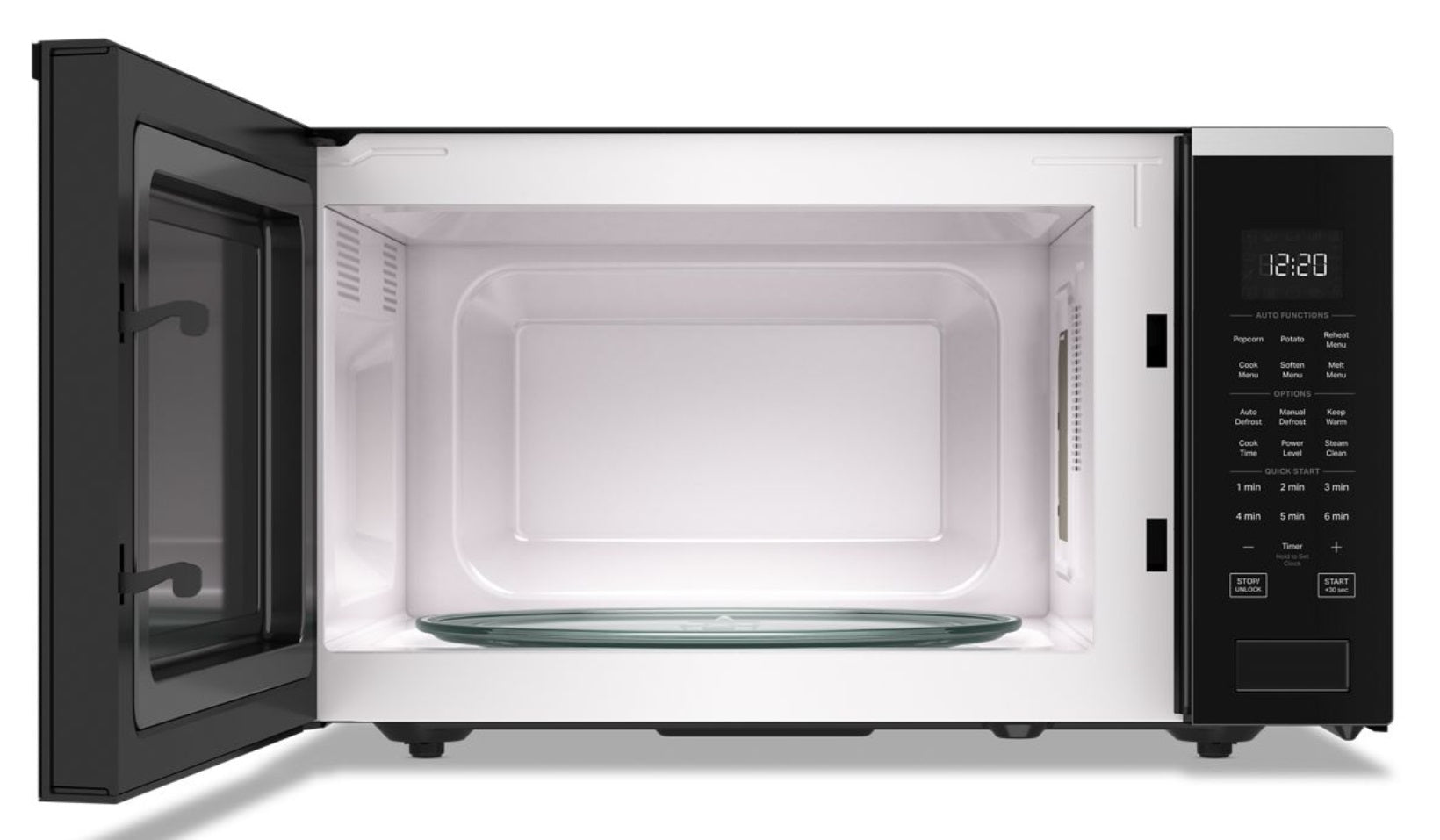 Whirlpool - 1.6 cu. Ft Counter top Microwave in FingerPrint Resistant Stainless Steel - YWMCS7022RZ