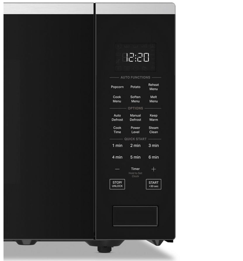 Whirlpool - 1.6 cu. Ft Counter top Microwave in FingerPrint Resistant Stainless Steel - YWMCS7022RZ