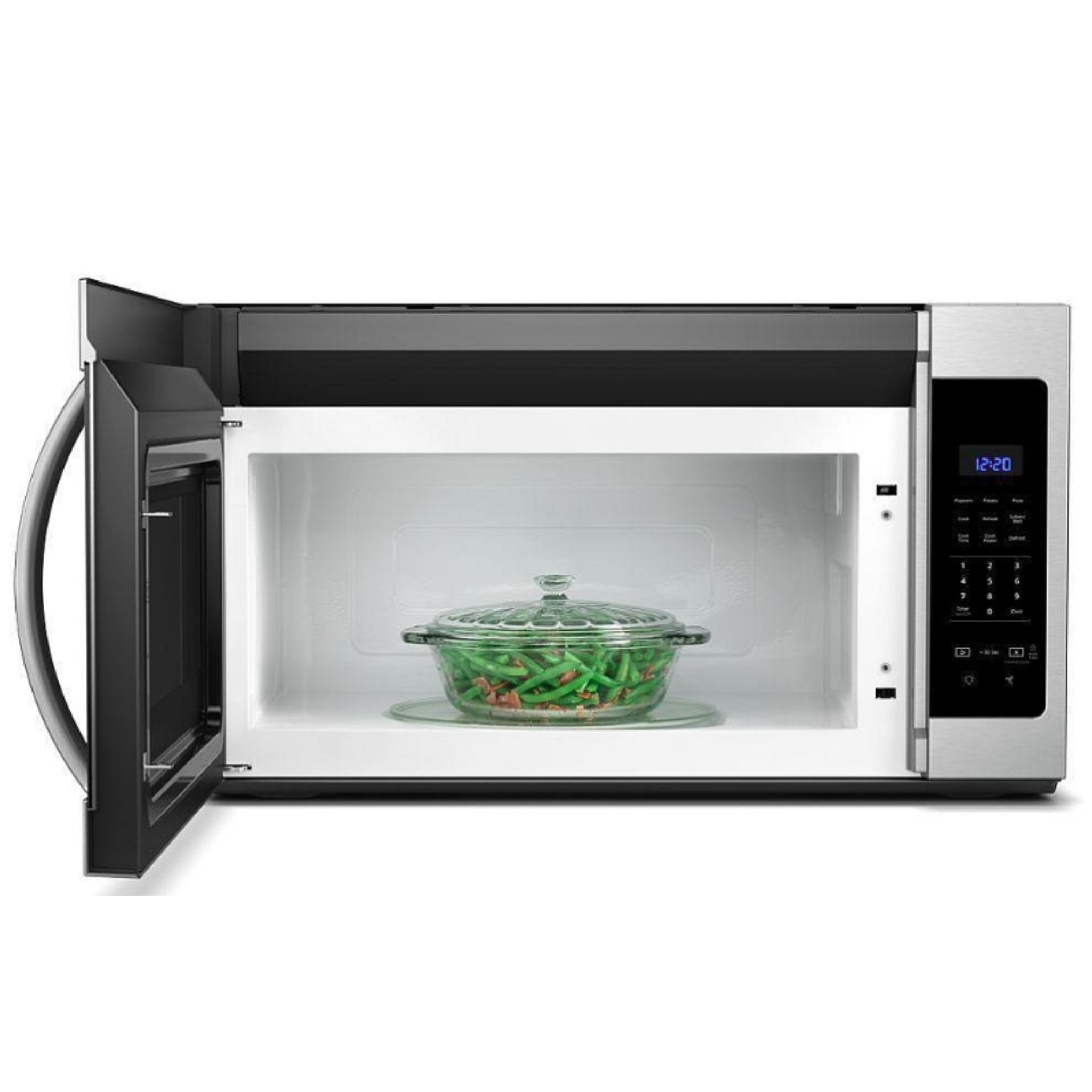 Whirlpool - 1.7 cu. Ft Over the range Microwave in Stainless - YWMH31017HS
