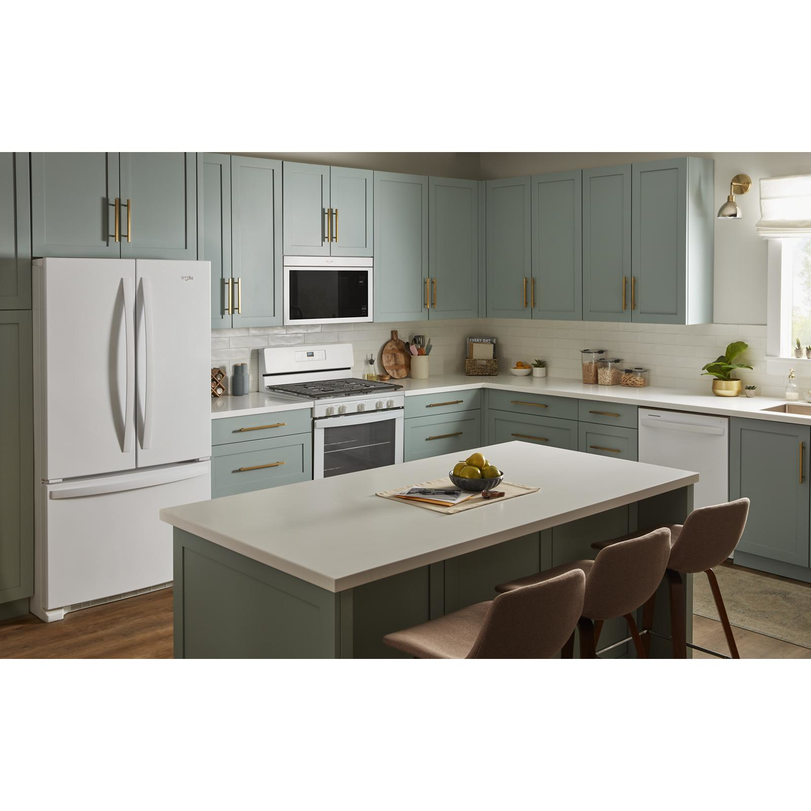 Whirlpool - 1.1 cu. Ft Over the range Microwave in White - YWMMF5930PW