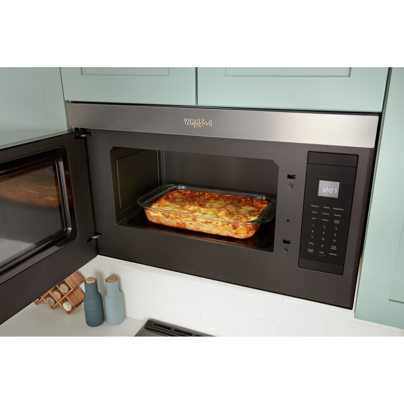 Whirlpool - 1.1 cu. Ft Over the range Microwave in Stainless - YWMMF5930PZ