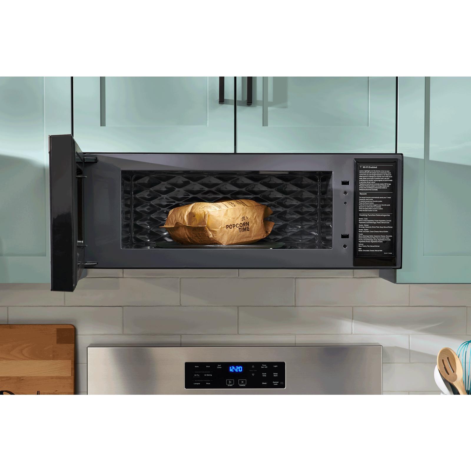 Whirlpool - 1.1 cu. Ft Over the range Microwave in Stainless - YWMML5530RV