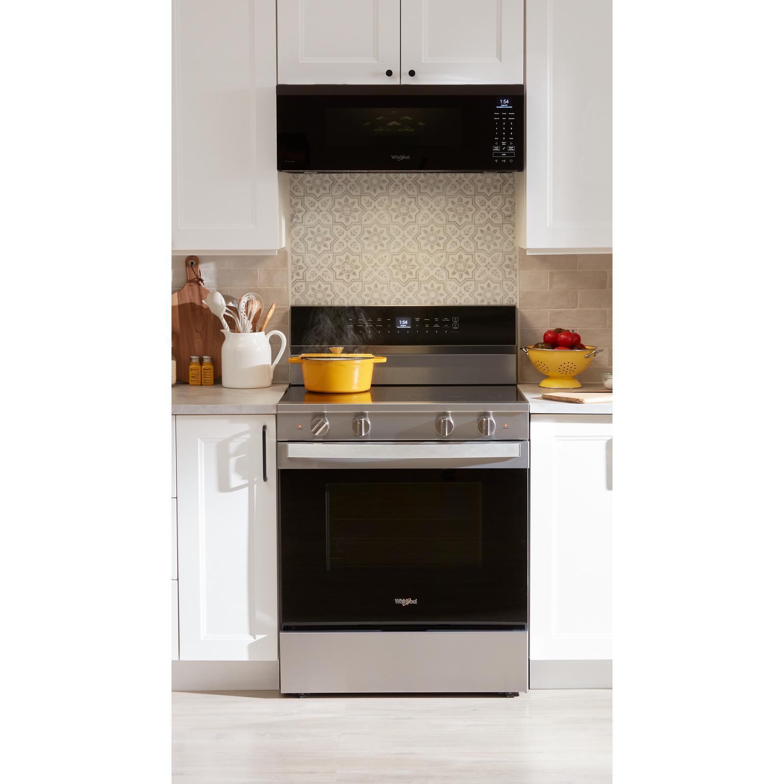 Whirlpool - 1.1 cu. Ft Over the range Microwave in White - YWMML5530RW