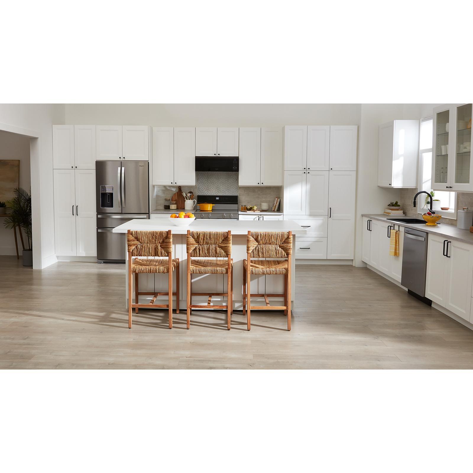 Whirlpool - 1.1 cu. Ft Over the range Microwave in White - YWMML5530RW