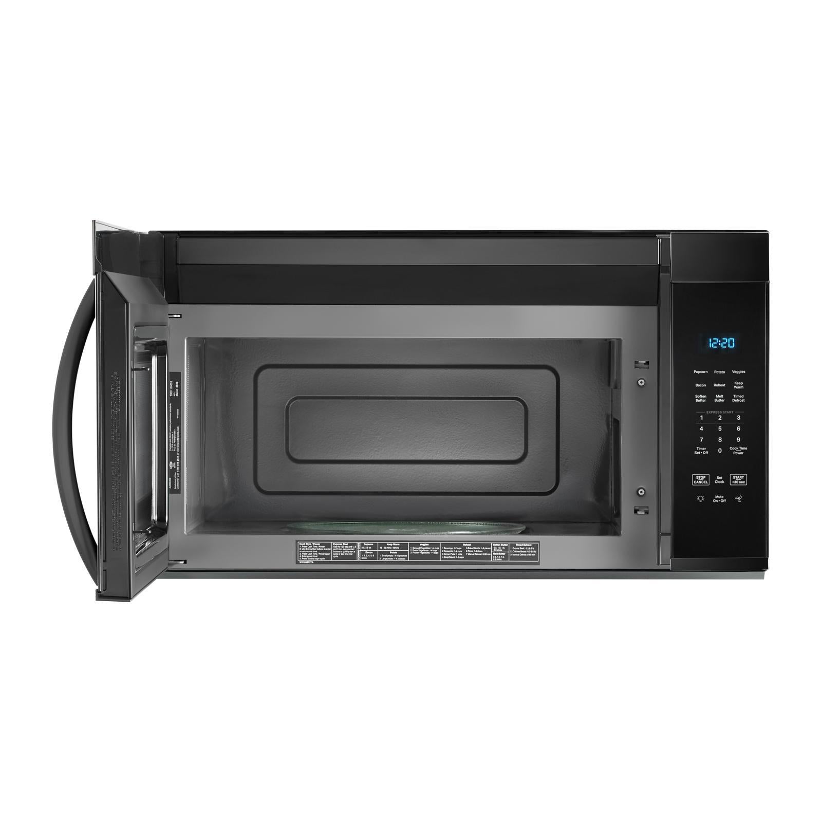 Whirlpool - 1.7 cu. Ft Over the range Microwave in Black - YWMMS3130RB