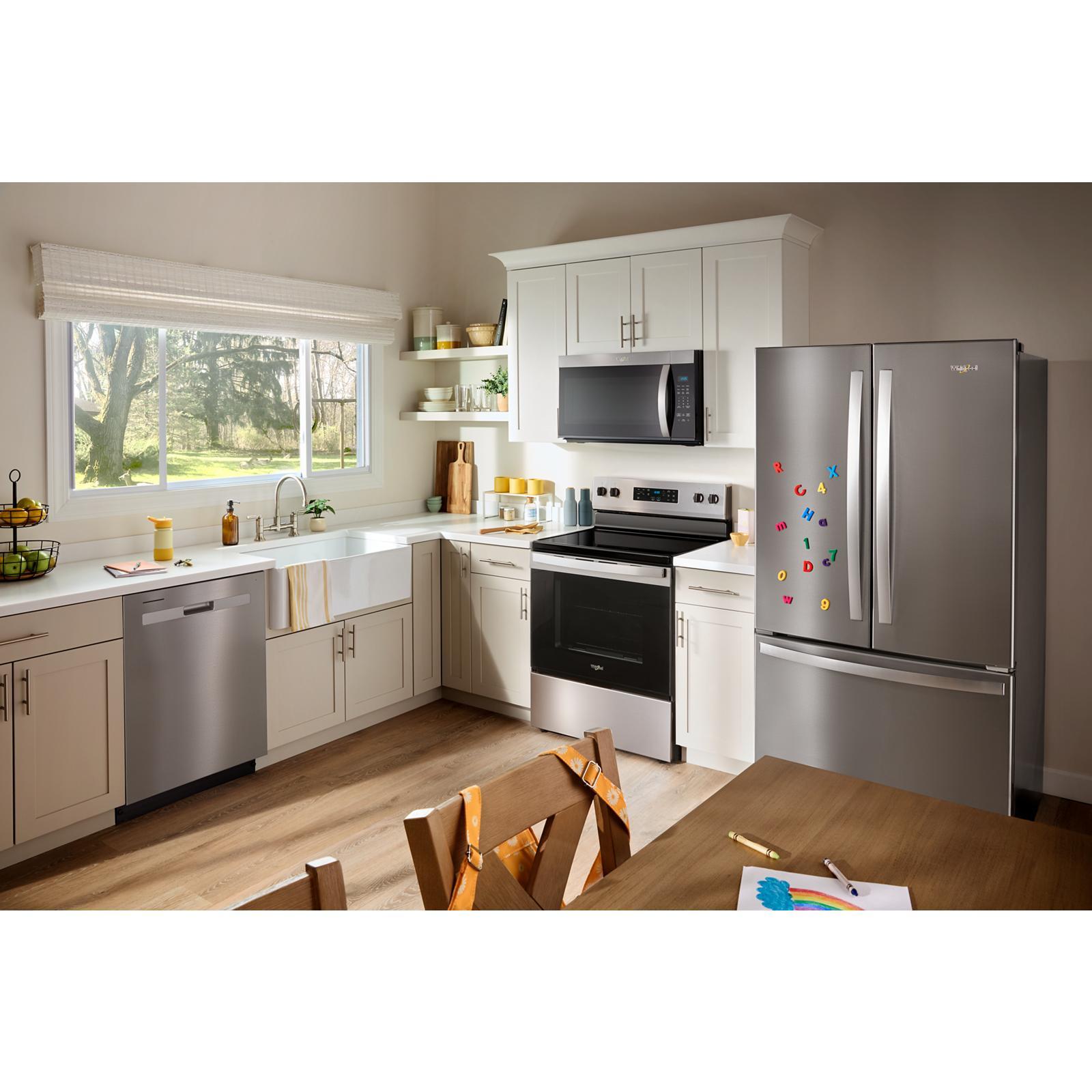 Whirlpool - 1.7 cu. Ft Over the range Microwave in Stainless - YWMMS3130RS
