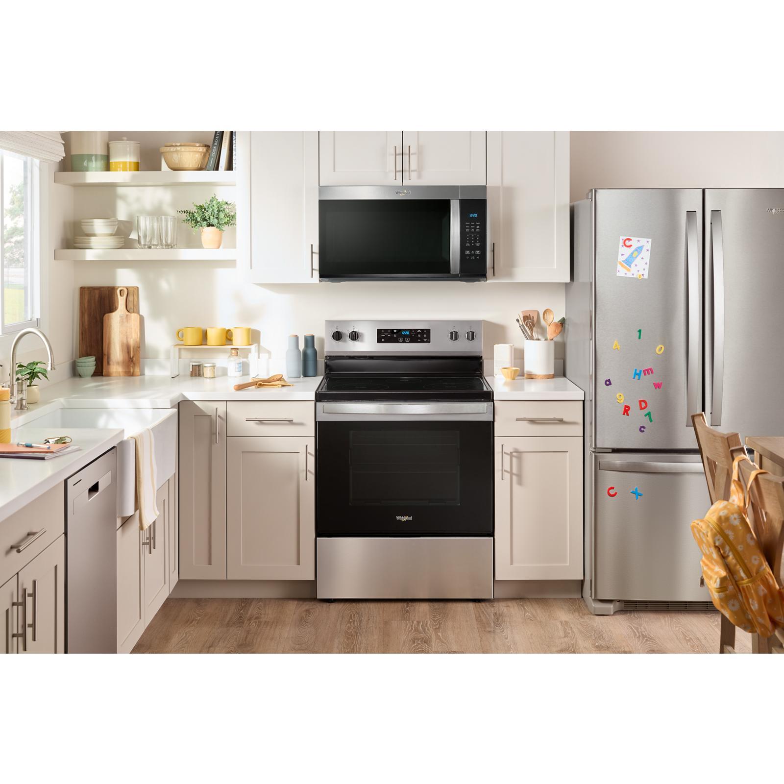 Whirlpool - 1.7 cu. Ft Over the range Microwave in Stainless - YWMMS3130RS