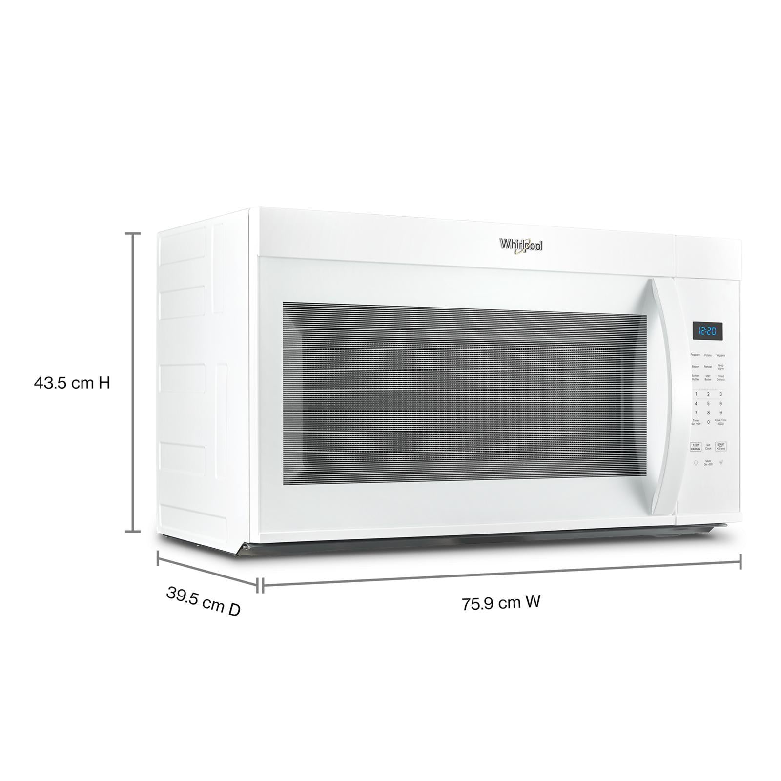 Whirlpool - 1.7 cu. Ft Over the range Microwave in White - YWMMS3130RW
