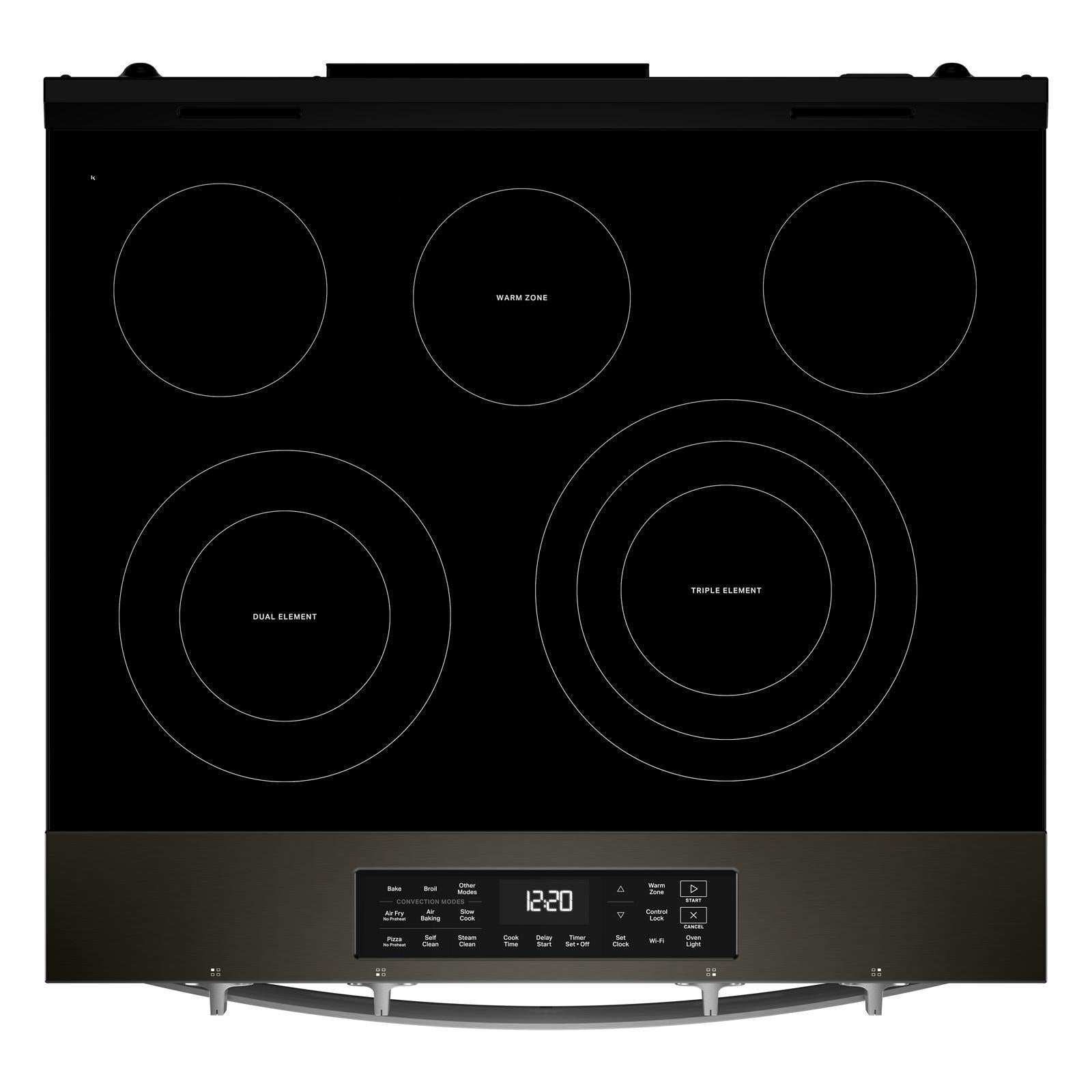 Whirlpool - 5.3 cu. ft Electric Range in Black Stainless - YWSES5030SV