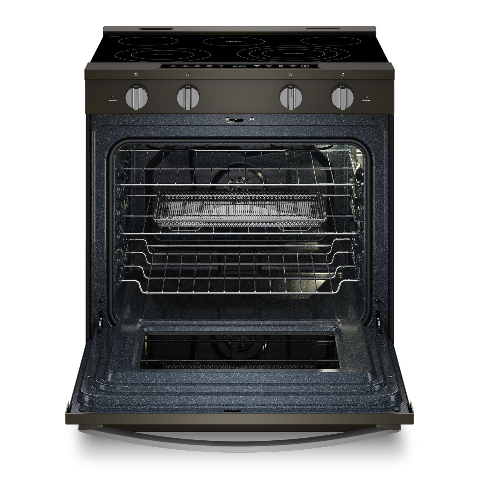 Whirlpool - 5.3 cu. ft Electric Range in Black Stainless - YWSES7530RV