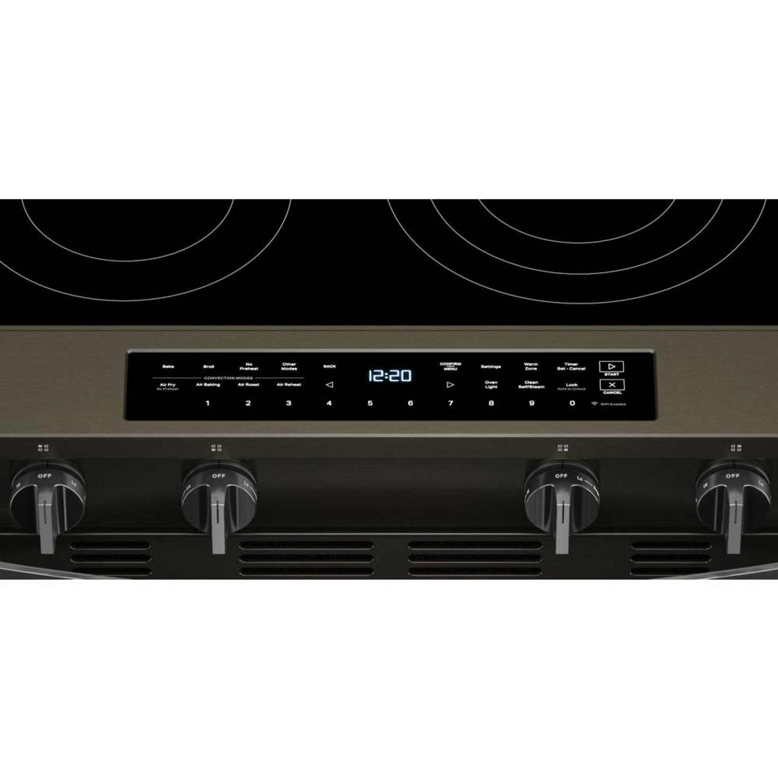 Whirlpool - 5.3 cu. ft Electric Range in Black Stainless - YWSES7530RV