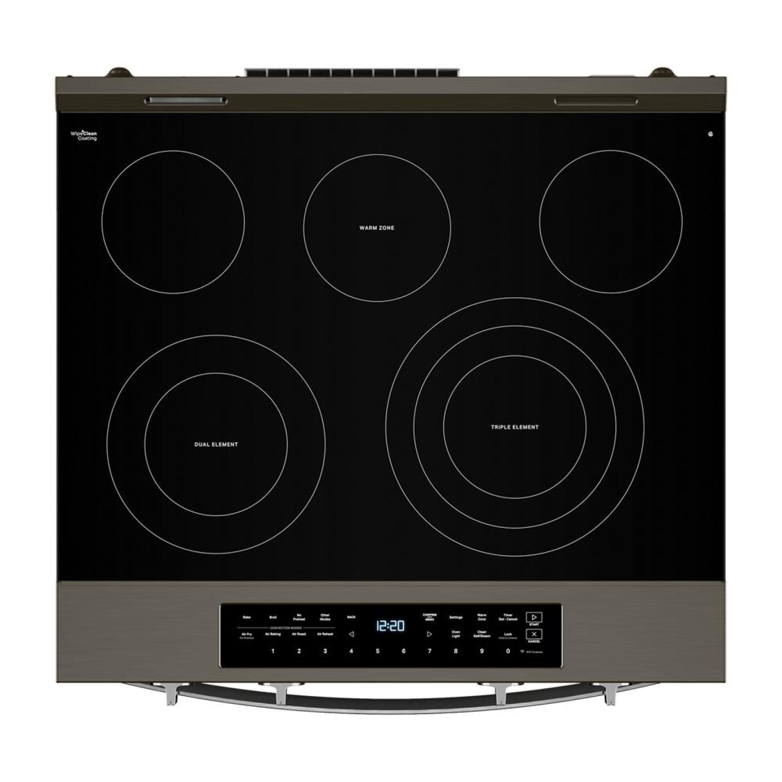 Whirlpool - 5.3 cu. ft Electric Range in Black Stainless - YWSES7530RV