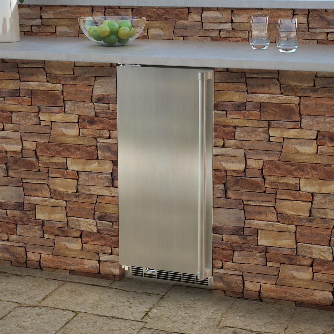 Marvel - 14.875 Inch Ice Maker in Stainless - 3OIMT-SS-F-R-P