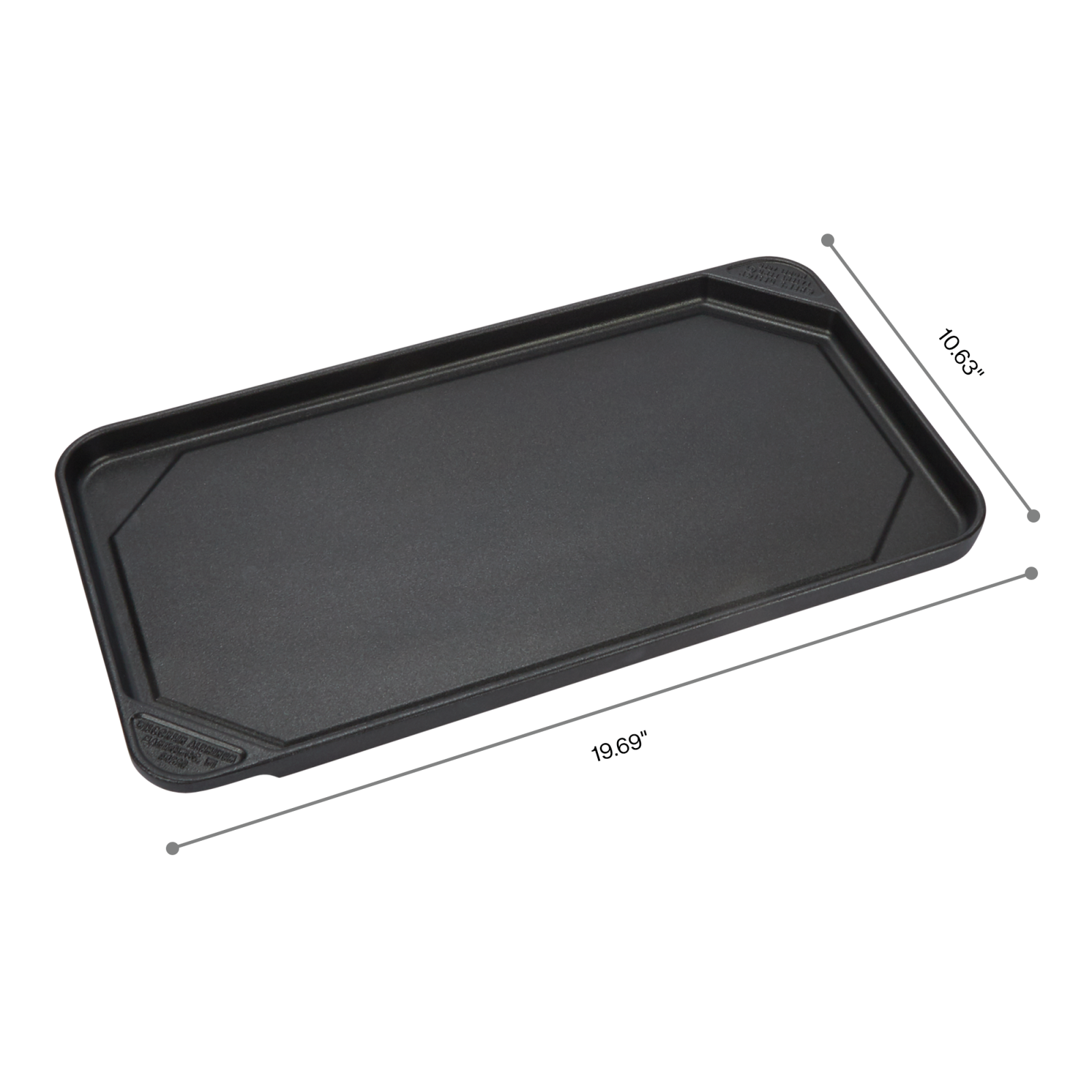 Whirlpool - 19.69 Inch Cooktop Add-On Range Griddle in Black - 4396096RB