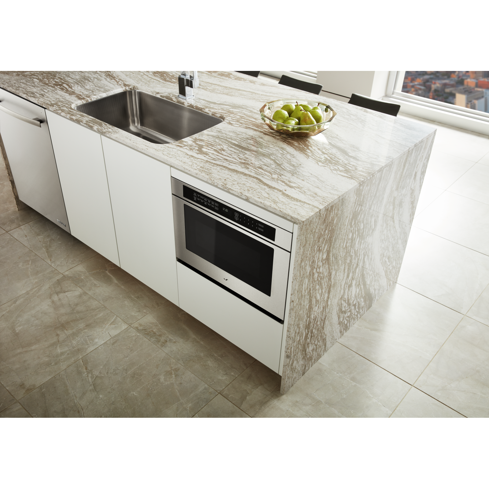 Whirlpool - Range Reversible Backsplash Kit Accessory in Stainless - 99406