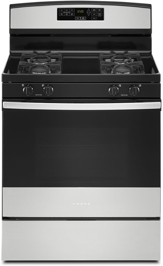 Amana - 5 cu. ft Gas Range in Stainless - AGR6603SMS