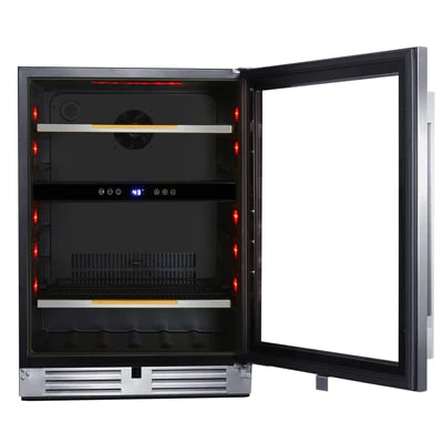 Avanti - 24 Inch 5.4 cu.Ft Beverage Centre Refrigerator in Stainless - ARFSE55R3S