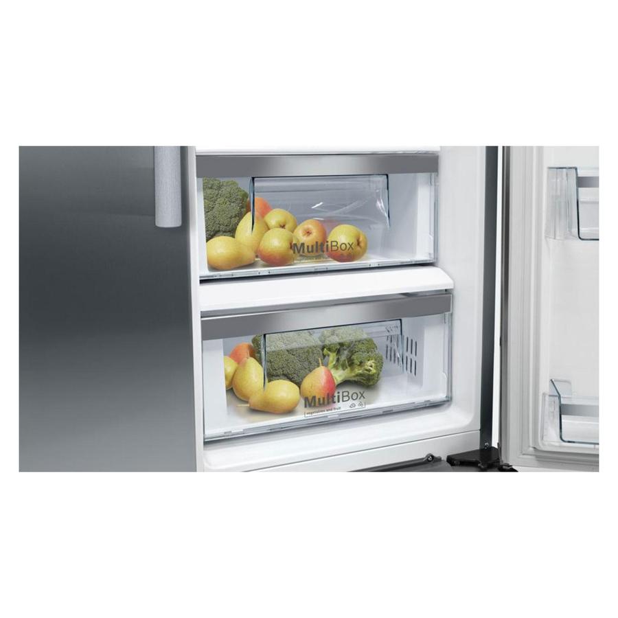 Bosch - 35.9 Inch 20.2 cu. ft Side by Side Refrigerator in Stainless - B20CS30SNS