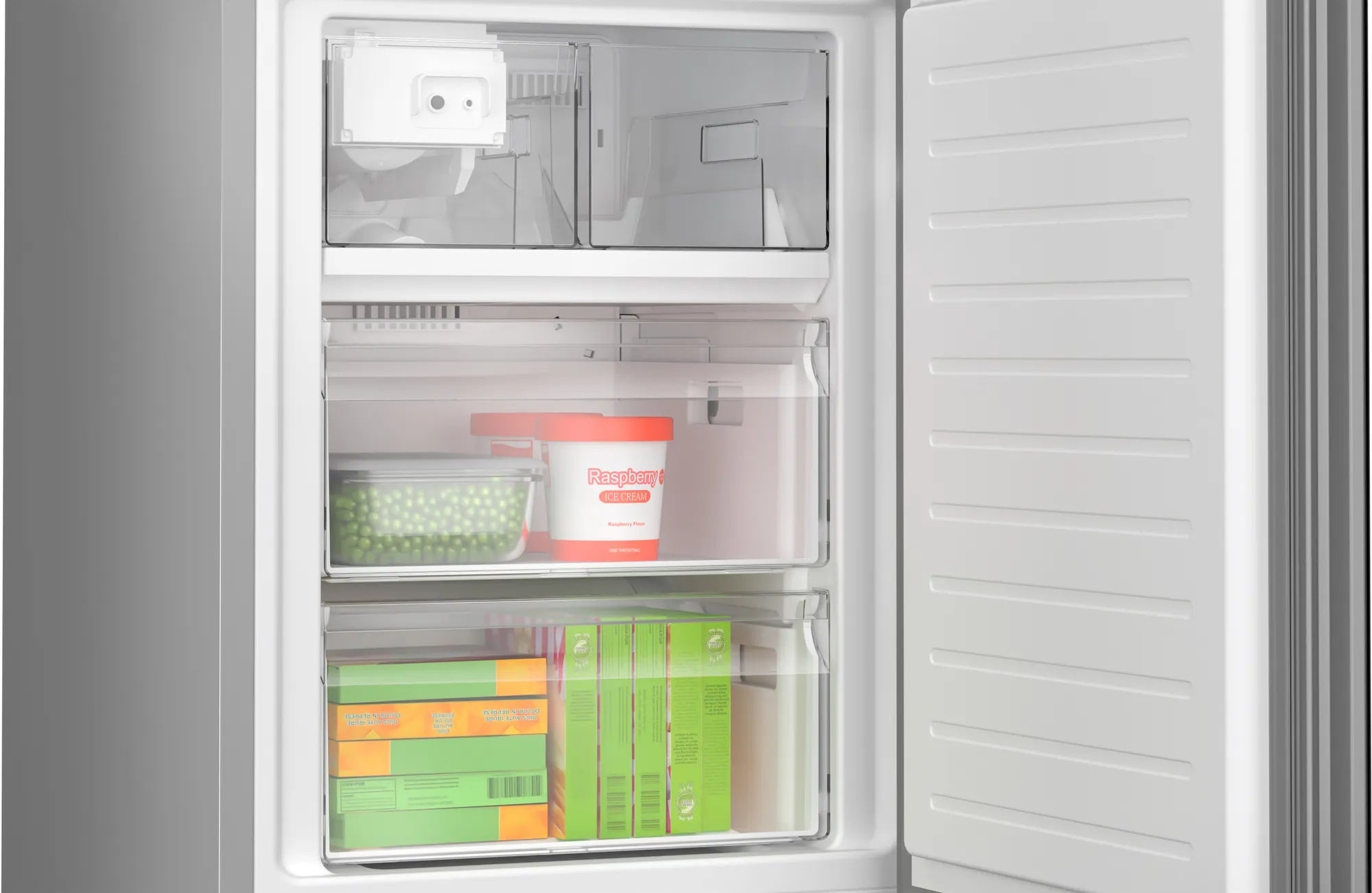 Bosch - 23.625 Inch 12.8 cu. ft Bottom Mount Refrigerator in Black - B24CB80ESB