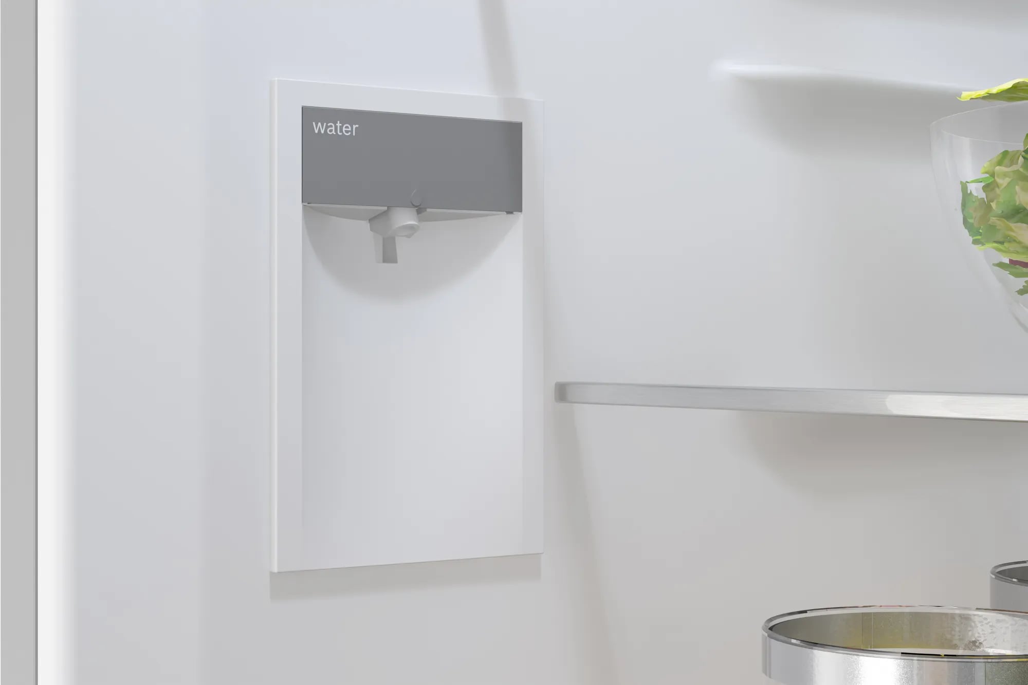 Bosch - 23.625 Inch 12.8 cu. ft Bottom Mount Refrigerator in White - B24CB80ESW