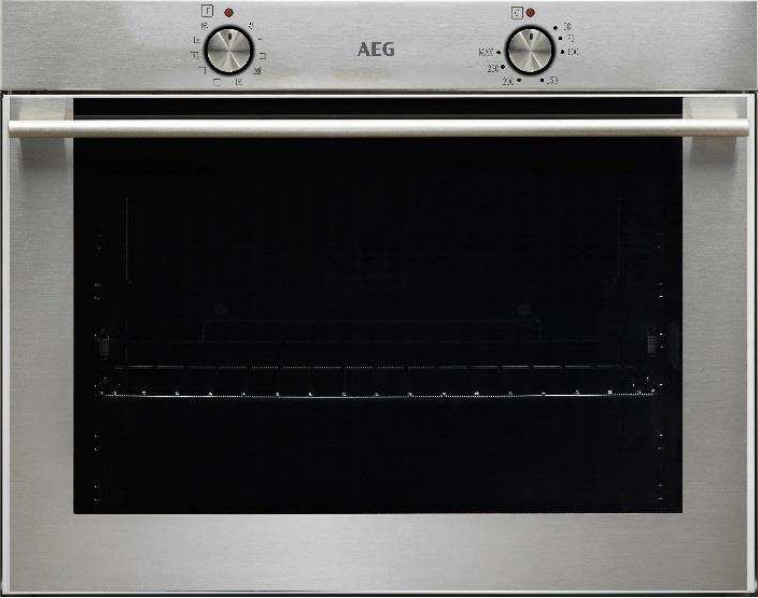 AEG - 120 Litre Single Wall Oven in Stainless - B3007ECO