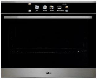 AEG - 120 Litre Single Wall Oven in Stainless - B3007PS