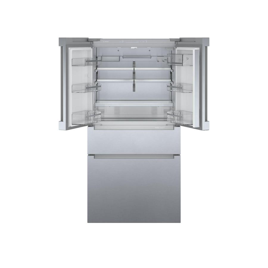 Bosch - 35.625 Inch 20.5 cu. ft French Door Refrigerator in Stainless - B36CL80ENS
