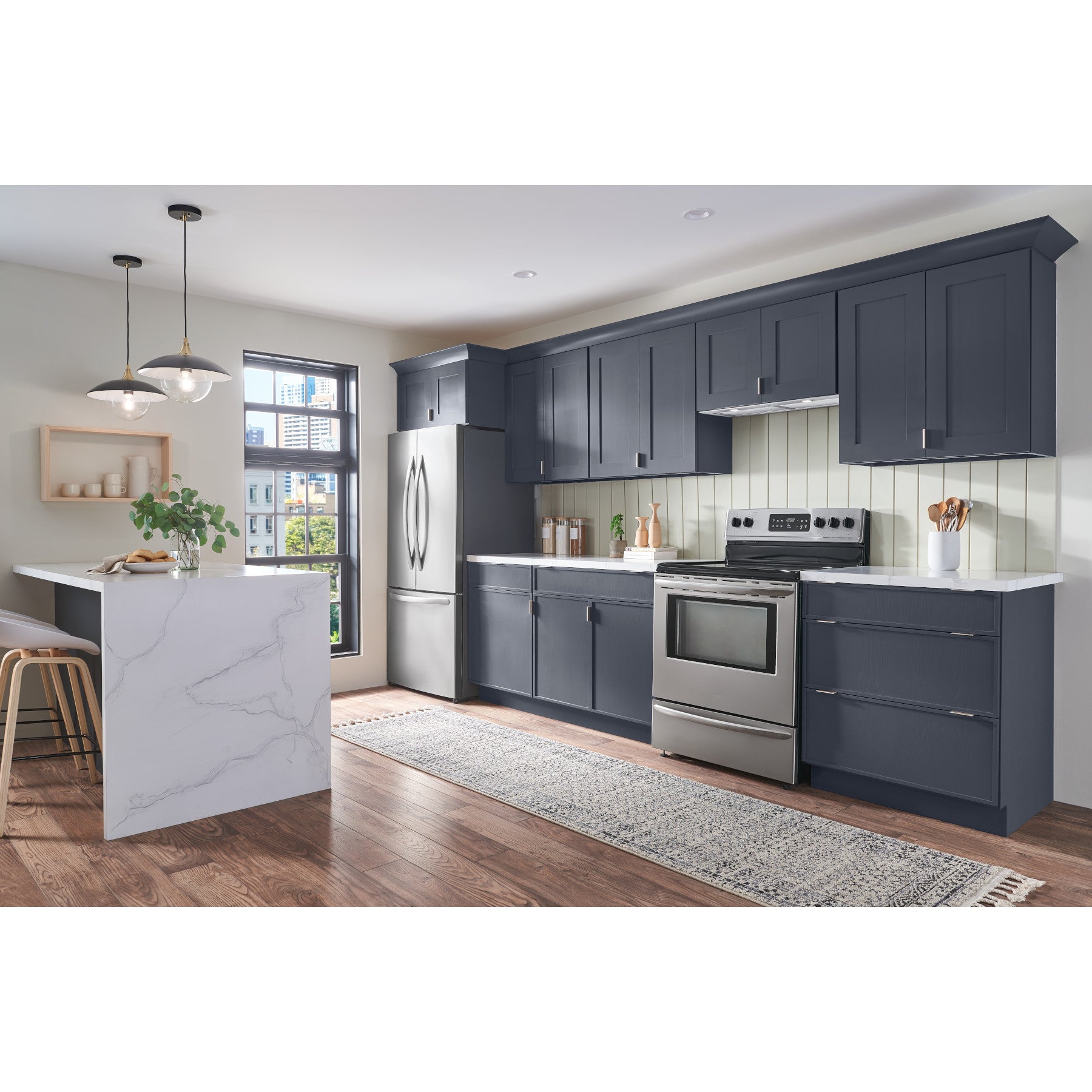 Broan - 29.875 Inch 350 CFM Blower & Insert Vent in Stainless - BBN2303SS