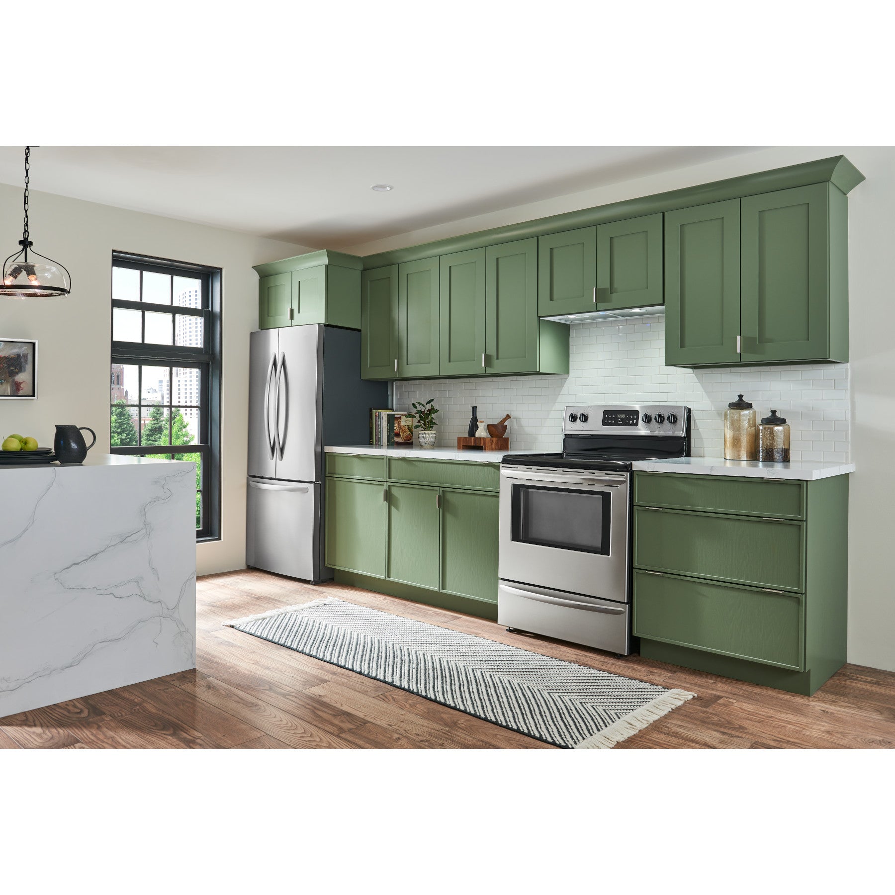 Broan - 29.87 Inch 650 Max CFM Blower & Insert Vent in Stainless - BBN3306SS