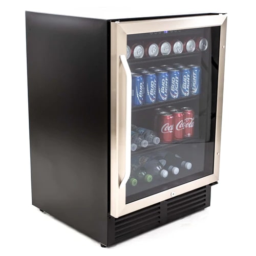 Avanti - 23.5 Inch 5.0 cu.Ft Built In / Integrated Beverage Centre Refrigerator in Stainless - BCA516SS
