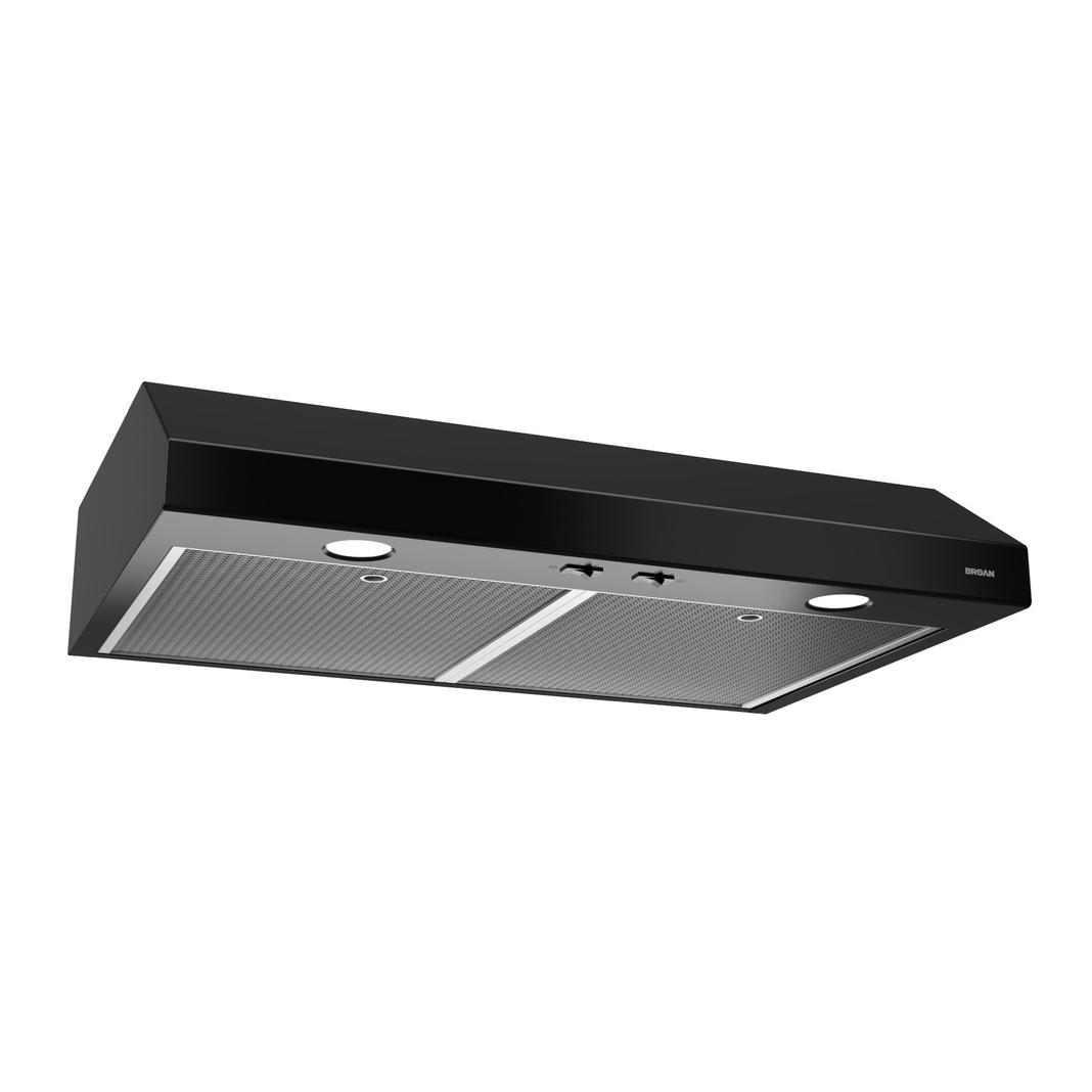 Broan - 30 Inch 300 CFM Under Cabinet Range Vent in Black - BCS330BLC