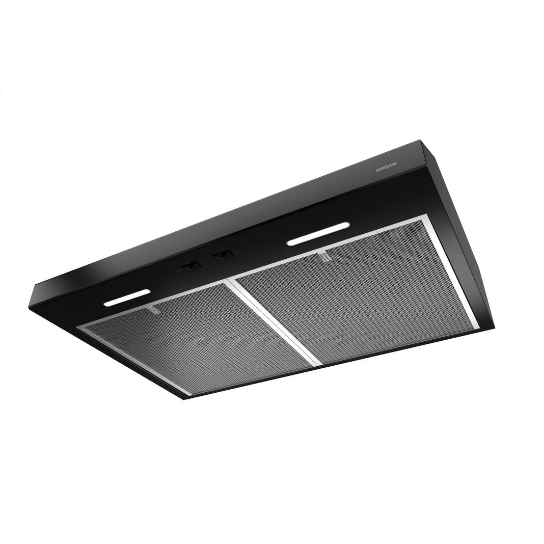 Broan - 30 Inch 300 CFM Under Cabinet Range Vent in Black - BCSEK130BL