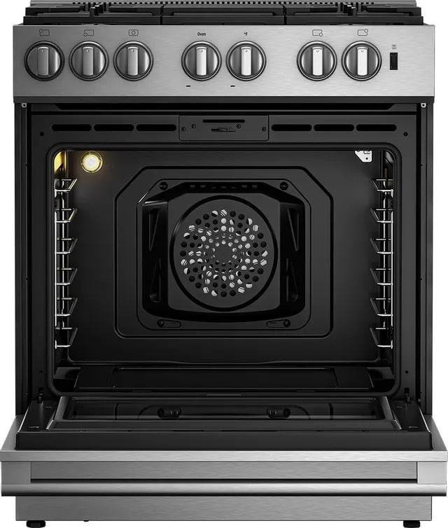 Blomberg - 5.7 cu. ft Dual Fuel Range in Stainless - BDF30522CSS