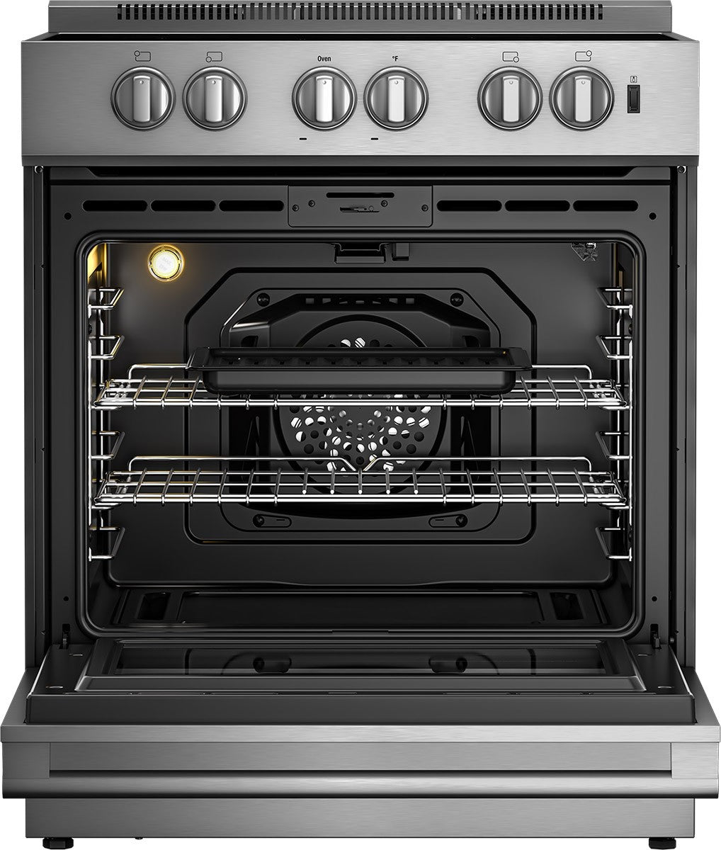 Blomberg - 5.7 cu. ft Electric Range in Stainless - BERU30422CSS