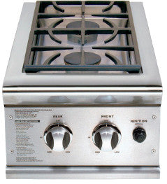 DCS - 2 Burner Gas BBQ Side Burner in Stainless - BGB132-BI-N