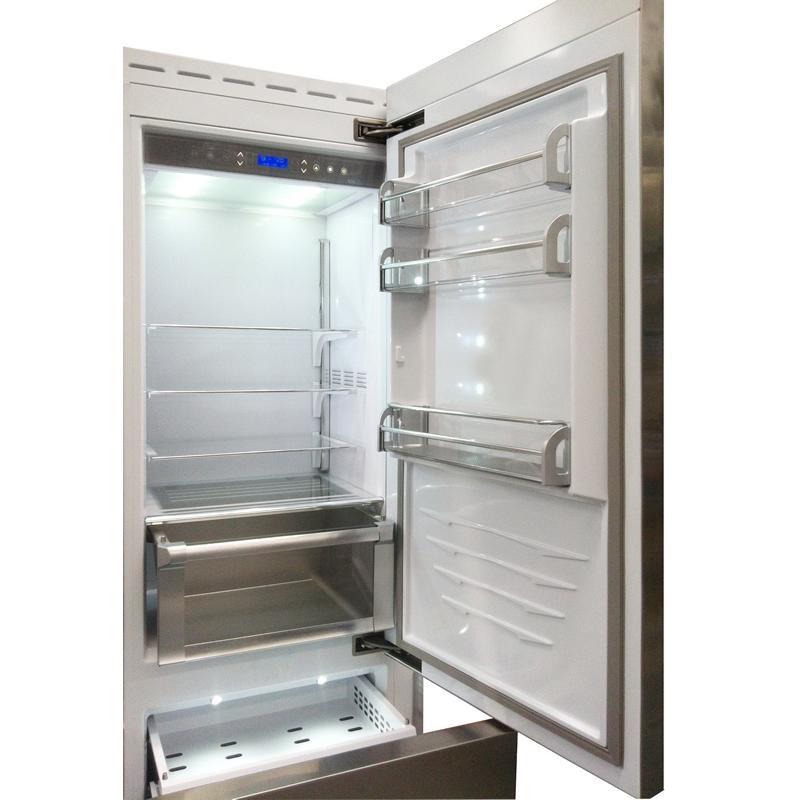 Fhiaba - 29.5 Inch Built In / Integrated Bottom Mount Refrigerator in Stainless - BI8990TST6IU
