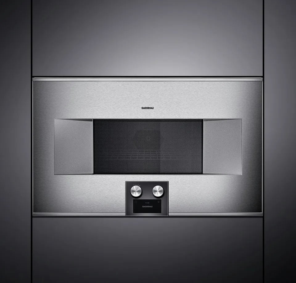 Gaggenau - 1.3 cu. ft Combination Wall Oven in Stainless - BM485710