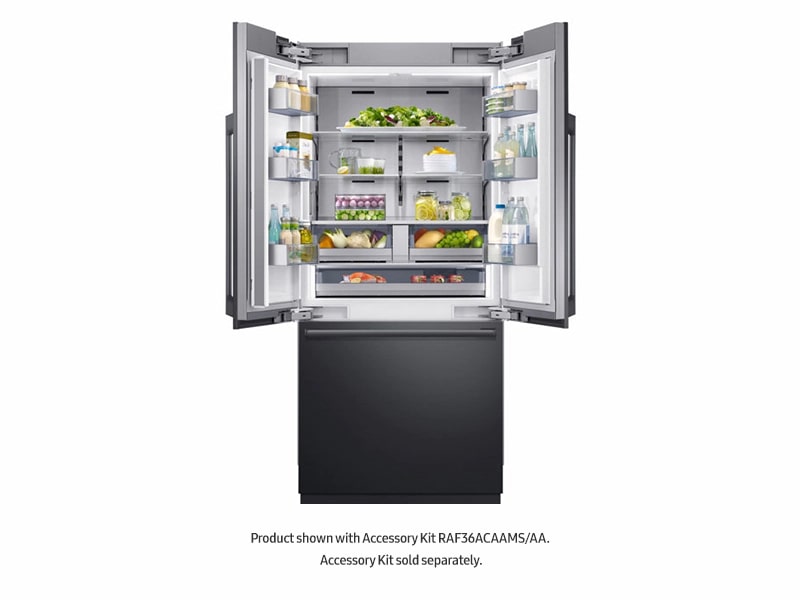 Samsung - 36 Inch 21.3 cu. ft Built In / Integrated French Door Refrigerator in Panel Ready - BRF365200AP