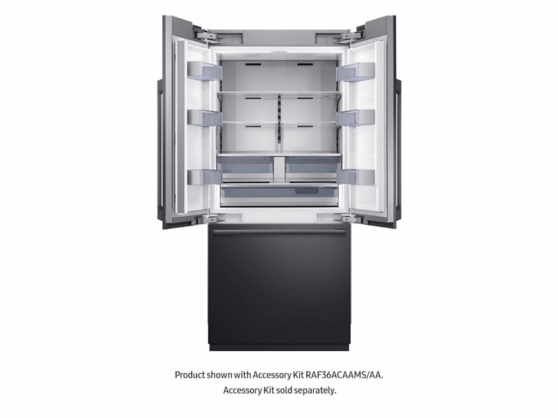 Samsung - 36 Inch 21.3 cu. ft Built In / Integrated French Door Refrigerator in Panel Ready - BRF365200AP