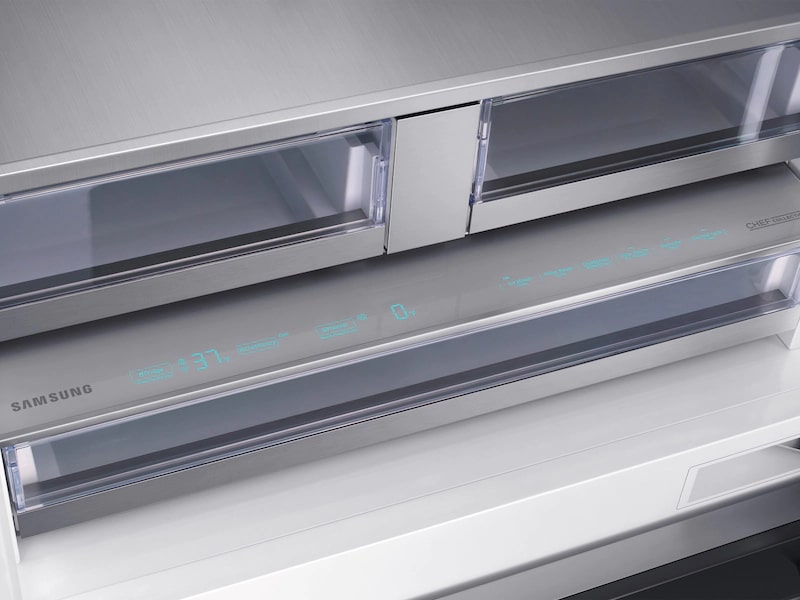 Samsung - 36 Inch 21.3 cu. ft Built In / Integrated French Door Refrigerator in Panel Ready - BRF365200AP