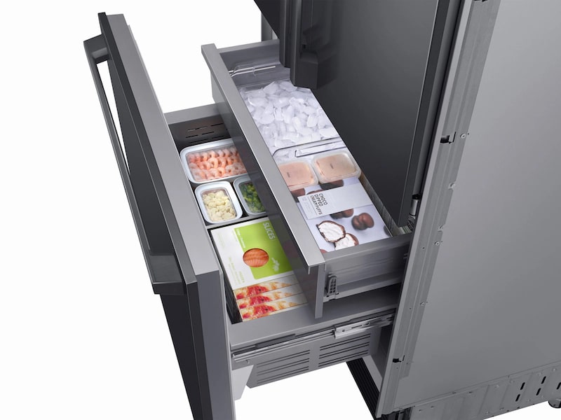 Samsung - 36 Inch 21.3 cu. ft Built In / Integrated French Door Refrigerator in Panel Ready - BRF365200AP