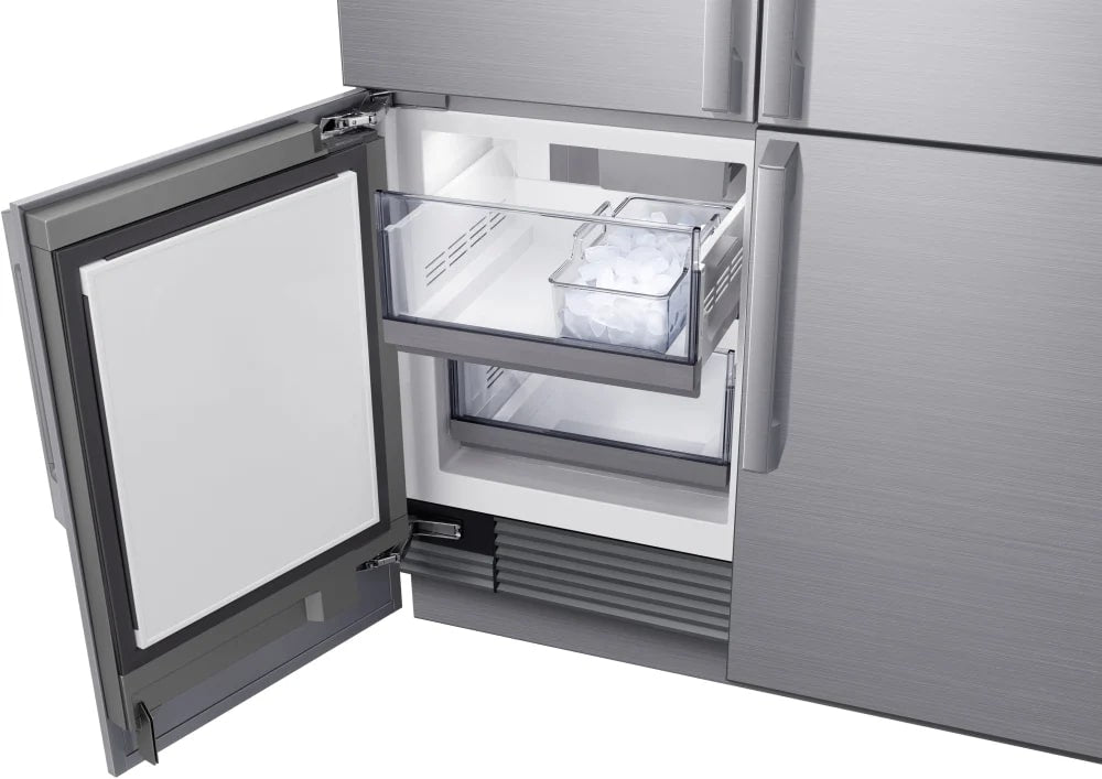 Samsung - 41.25 Inch 23.5 cu. ft Built In / Integrated 4-Door Flex French Door Refrigerator in Panel Ready - BRF425200AP