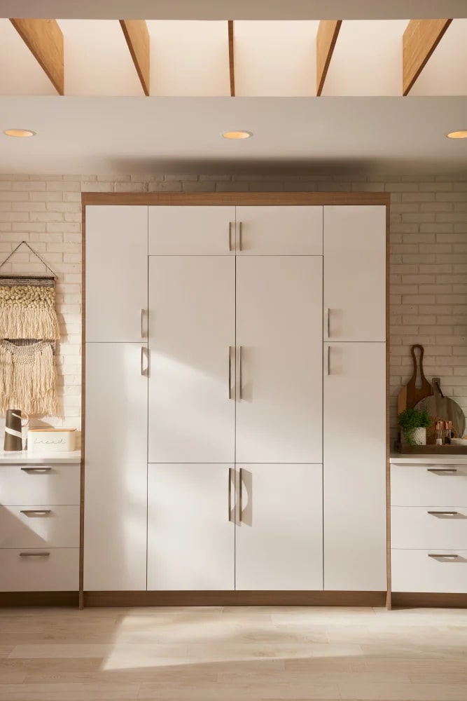 Samsung - 41.25 Inch 23.5 cu. ft Built In / Integrated 4-Door Flex French Door Refrigerator in Panel Ready - BRF425200AP