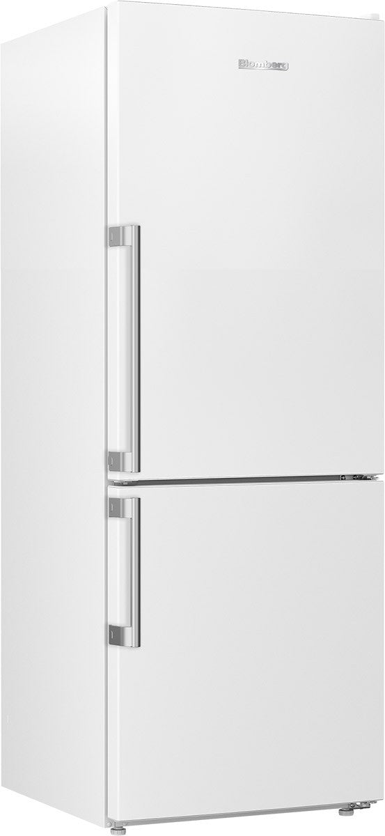 Blomberg - 23.4375 Inch 11.43 cu. ft Bottom Mount Refrigerator in White - BRFB1045WH