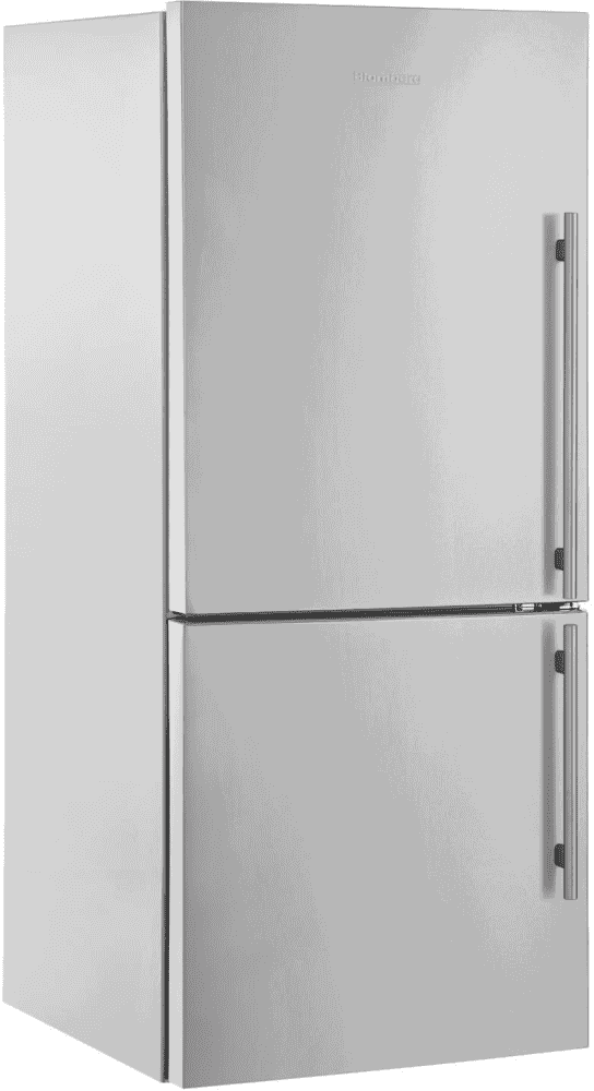 Blomberg - 29.1 Inch 16.2 cu. ft Bottom Mount Refrigerator in Stainless - BRFB1822SSLN